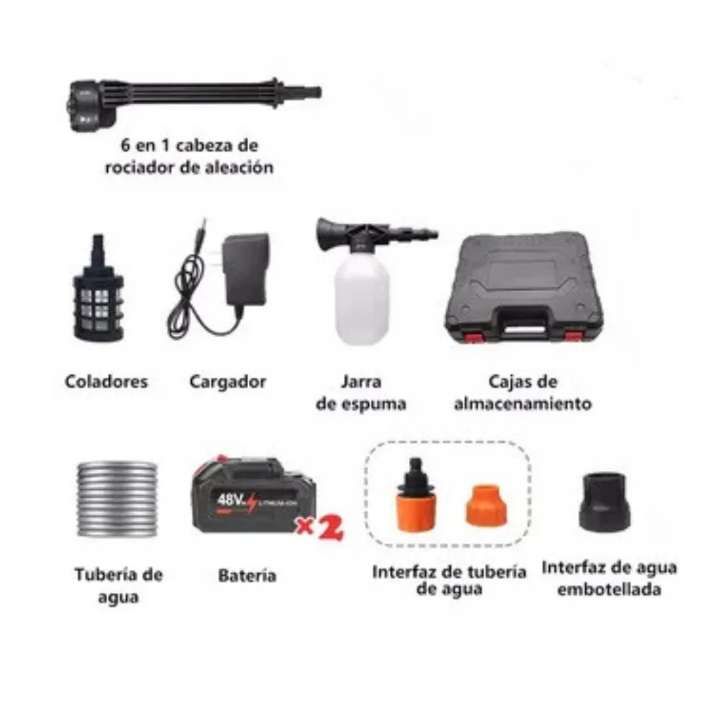 Miniatura 4 de Hidrolavadora Pistola Lavado Coche Moto